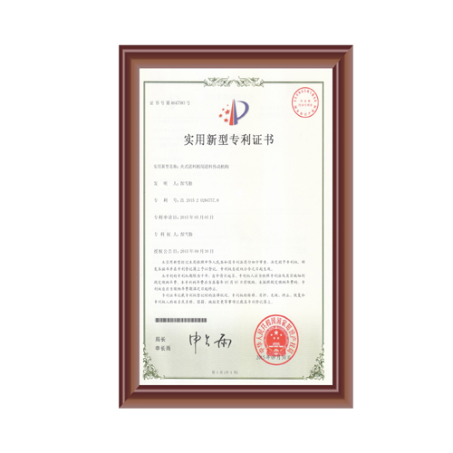 夾式国产探花视频在线用送料傳動機構證書